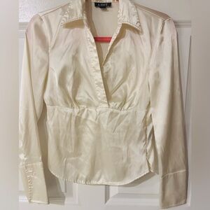 ABYER silk blouse.